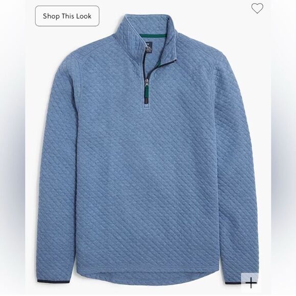 J Crew Quilted Half-Zip - Picture 2 of 10